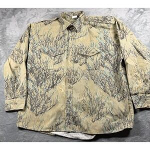 Vintage Montana Camo Inc Prairie‎ Ghost Shirt Men's XL Made USA Hunting